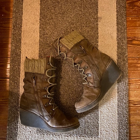 Roxy women’s wedge boots - Picture 3 of 8